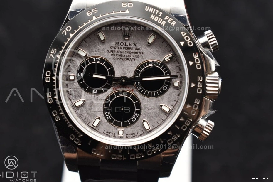 Rubber Gray QF 788 Dial Daytona Unisex Oysterflex Strap Best on 1:1 Edition SA 116519 0908